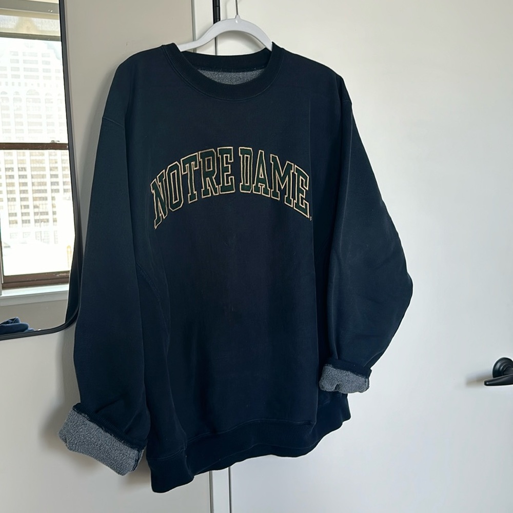 Vintage Notre Dame Crewneck Sweatshirt